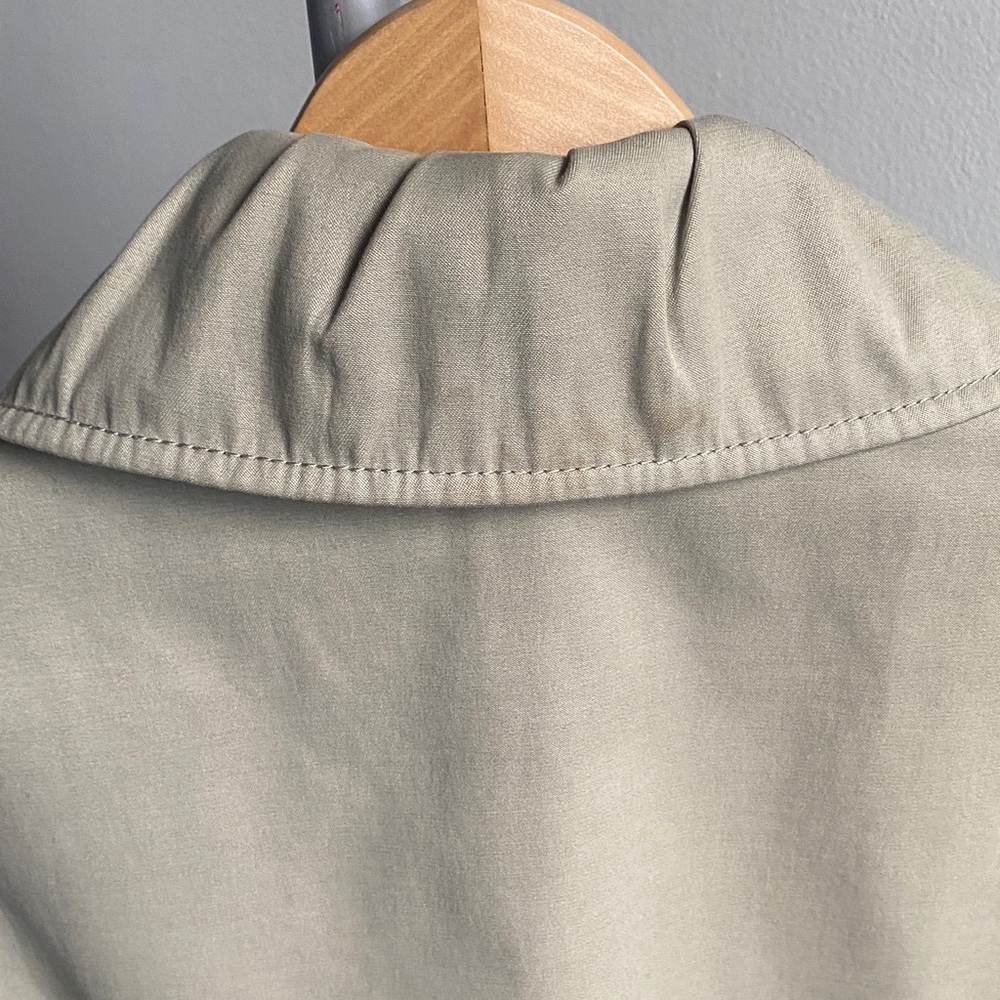 J. Crew Light Tan Double-Breasted Trench Coat Sz 6 - Picture 10 of 10